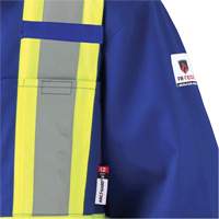 7706T Combinaison ignifuge FR-Tech avec fermetures &agrave; glissi&egrave;re aux jambes, Taille 40 (grand taille), Bleu royal, 9,7 cal/cm² Waymarc Industries Inc
