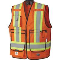 7732 Veste d'arpenteur ignifuge et r&eacute;sistant aux arcs &eacute;lectriques FR-Tech, Petit, Orange haute visibilit&eacute;, 9,7 cal/cm² Waymarc Industries Inc