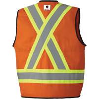 7732 Veste d'arpenteur ignifuge et r&eacute;sistant aux arcs &eacute;lectriques FR-Tech, Petit, Orange haute visibilit&eacute;, 9,7 cal/cm² Waymarc Industries Inc