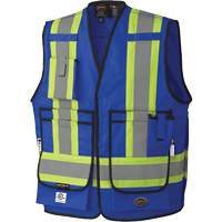7733 Veste d'arpenteur ignifuge et r&eacute;sistant aux arcs &eacute;lectriques FR-Tech, Petit, Bleu royal, 9,7 cal/cm² Waymarc Industries Inc