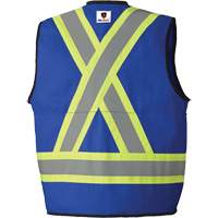 7733 Veste d'arpenteur ignifuge et r&eacute;sistant aux arcs &eacute;lectriques FR-Tech, Petit, Bleu royal, 9,7 cal/cm² Waymarc Industries Inc