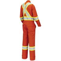 7702W Combinaison FR-Tech ignifuge/contre les arcs pour femme, Taille T-petit, Orange haute visibilit&eacute;, 10 cal/cm² Waymarc Industries Inc