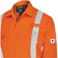 7702BB Combinaison de s&eacute;curit&eacute; FR-Tech 2 tons, Taille 36, Bleu marin/Orange, 10 cal/cm² Waymarc Industries Inc