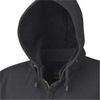 337 Flame-Resistant Zip Style Hoodie, Men's, X-Small, Black, 22 cal/cm² Waymarc Industries Inc