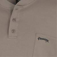 331 Chandail Henley en tricot interlock ignifuge, Petit, Beige Waymarc Industries Inc