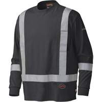 340SFA Chemise de s&eacute;curit&eacute; &agrave; manches longues ignifuge, Petit, Noir Waymarc Industries Inc
