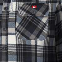 415BG Quilted Hooded Shirt, Men's, X-Small, Multi-Colour Waymarc Industries Inc