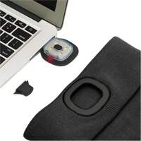 5678 Knit Toque with LED Headlight, Fleece Lining, One Size, Black Waymarc Industries Inc