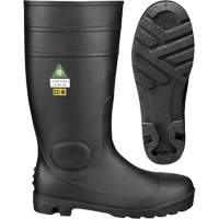 1022 Safety Boots, PVC, Steel Toe, Size 10, Puncture Resistant Sole Waymarc Industries Inc
