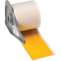 All-Weather Permanent Adhesive Label Tape, Vinyl, Yellow, 2" Width Waymarc Industries Inc
