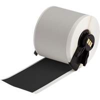 All-Weather Permanent Adhesive Label Tape, Vinyl, Black, 2" Width Waymarc Industries Inc