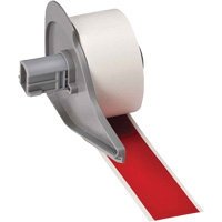 All-Weather Permanent Adhesive Label Tape, Vinyl, Red, 1" Width Waymarc Industries Inc