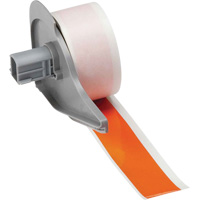 All-Weather Permanent Adhesive Label Tape, Vinyl, Orange, 1" Width Waymarc Industries Inc