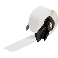 Multi-Purpose Label Tape, Vinyl, White, 1" Width Waymarc Industries Inc