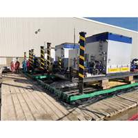 Ultimate Copolymer 2000 Ultra-Containment Berm&reg;, 179 US gal. Capacity, 4' W x 6' L x 12" H, Hinge Bracket Waymarc Industries Inc