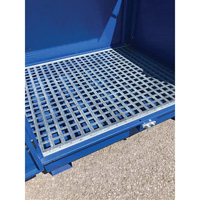 Ultra-Hard Top S4 Steel Spill Pallet, 61" L x 54.4" W x 52" H, 4700 lbs. Load Capacity Waymarc Industries Inc