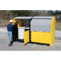 Extender Kit with Drain for Ultra-Hard Top Spill Pallets&reg;, 64" L x 79" W x 62" H, 9000 lbs. Load Capacity Waymarc Industries Inc