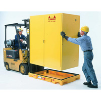 Double Drum Ultra-Safety Cabinet Bladder System&reg;, 63" L x 38.5" W x 6.3" H, 3000 lbs. Load Capacity Waymarc Industries Inc