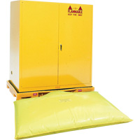 Double Drum Ultra-Safety Cabinet Bladder System&reg;, 63" L x 38.5" W x 6.3" H, 3000 lbs. Load Capacity Waymarc Industries Inc
