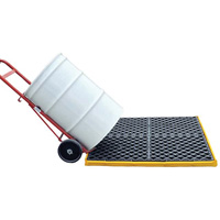 4-Drum Flexible Ultra-Spill Deck&reg;, 22 US gal. Spill Capacity, 48" x 48" x 2.5" Waymarc Industries Inc
