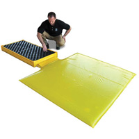 2-Drum Flexible Ultra-Spill Deck&reg; Bladder System, 88 US gal. Spill Capacity, 48" x 27" x 5" Waymarc Industries Inc