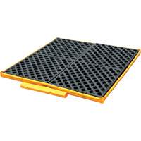 4-Drum Flexible Ultra-Spill Deck&reg; Bladder System, 110 US gal. Spill Capacity, 51" x 48" x 5" Waymarc Industries Inc