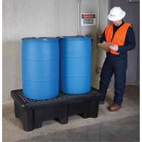 2-Drum Economy Ultra-Spill Pallet&reg;, 66 US gal. Spill Capacity, 53" x 29" x 16.5" Waymarc Industries Inc