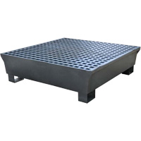 4-Drum Steel Ultra-Spill Pallet&reg;, 68 US gal. Spill Capacity, 49.1" x 47.1" x 10.9" Waymarc Industries Inc