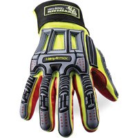 Rig Lizard&reg; 2028X Cut-Resistant Gloves, 6/X-Small, Synthetic/HPPE Palm, Elastic/Hook & Loop Cuff Waymarc Industries Inc
