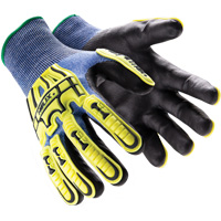 Helix&reg; 3016 Impact Gloves, 7/Small, HPPE Palm, Elastic/Knit Wrist Cuff Waymarc Industries Inc