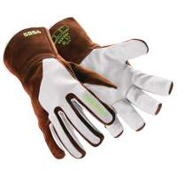 HeatArmor&reg; 5054 Welding Gloves, Grain Goatskin, Size Small/7 Waymarc Industries Inc