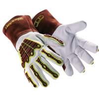 HeatArmor&reg; 5055 Welding Gloves, Grain Goatskin, Size Small/7 Waymarc Industries Inc