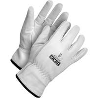 Puncture-Resistant Driver Gloves, Small, Grain Goatskin Palm Waymarc Industries Inc