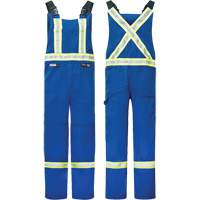 Westex&reg; DH Antistatic 6.5 oz. Flame Resistant Bib Pants, Small, Royal Blue Waymarc Industries Inc