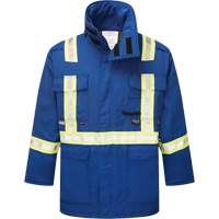 Westex&reg; DH Antistatic 6.5 oz. Flame Resistant Insulated Parka, Small, Royal Blue Waymarc Industries Inc