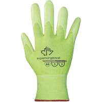 S21TXUGFN High-Visibility Cut-Resistant Gloves, Size 5/2X-Small, 21 Gauge, Nitrile Coated, TenActiv Shell, ASTM ANSI Level A9 Waymarc Industries Inc