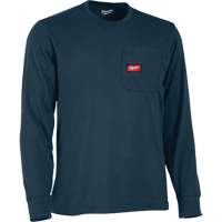 T-shirt &agrave; manches longues avec poches Gridiron, Hommes, Petit, Bleu Waymarc Industries Inc