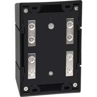 Magnetic Wall Mount Barrier with Magnetic Tape, Plastic, Magnetic Mount, 15', Black and Yellow Tape Waymarc Industries Inc