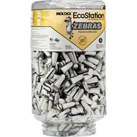 Zebras™ Disposable Earplugs Refill for EcoStation<sup>®</sup>  Earplug Dispenser, Bulk - Canister SHH489 | Waymarc Industries Inc