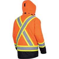 5407 Waterproof Insulated Heated Safety Jacket, Men's, Small, High-Visibility Orange Waymarc Industries Inc