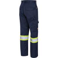 Cargo Work Pants, Poly-Cotton, 30, Navy Blue SHH756 | Waymarc Industries Inc