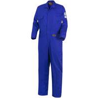 7779T Combinaisons ignifuges r&eacute;sistants aux arcs &eacute;lectriques 88/12 FR-Tech, Taille 40 (grand taille), Bleu royal, 10 cal/cm² Waymarc Industries Inc