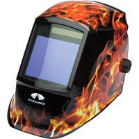 Leadhead&reg; Auto Darkening Welding Helmet, 3.8" L x 3.4" W View Area, 9 - 13 Shade Range Waymarc Industries Inc