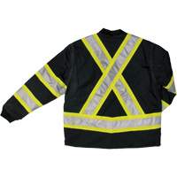 Manteau de s&eacute;curit&eacute; 4-en-1 en tissu ind&eacute;chirable, Polyester, Noir, T-petit Waymarc Industries Inc
