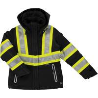 Manteau de s&eacute;curit&eacute; isolant et extensible pour femmes, Polyester, Noir, T-petit Waymarc Industries Inc
