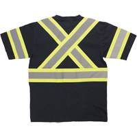Chemise de s&eacute;curit&eacute; &agrave; manches courtes, Coton, T-petit, Noir Waymarc Industries Inc