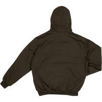 Water Repellent Fleece Pullover Hoodie, Men's, Small, Black Waymarc Industries Inc