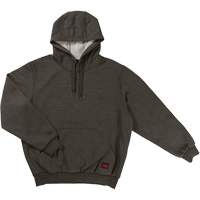 Water Repellent Fleece Pullover Hoodie, Men's, Small, Grey Waymarc Industries Inc