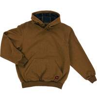 Water Repellent Fleece Pullover Hoodie, Men's, Small, Brown Waymarc Industries Inc