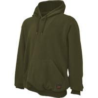 Water Repellent Fleece Pullover Hoodie, Men's, Small, Green Waymarc Industries Inc